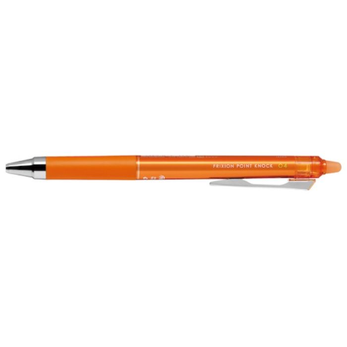 PILOT　まとめ買い　消せるボールペン　フリクションボールポイントノック　0.4　オレンジ　10本セット