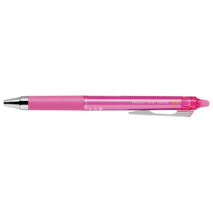 PILOT　まとめ買い　消せるボールペン　フリクションボールポイントノック　0.4　ピンク　10本セット