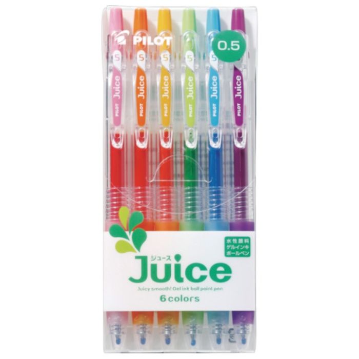 PILOT　ゲルインキボールペン　ジュース0.5　6色セット