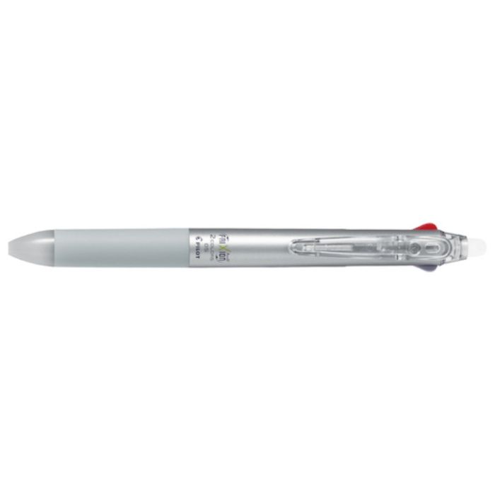 PILOT　まとめ買い　消せるボールペン　フリクションボール2　0.5　黒・赤2色ボールペン　シルバー　10本セット