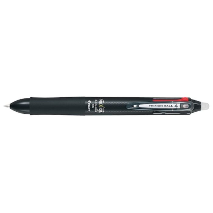 PILOT　まとめ買い　消せるボールペン　フリクションボール4　0.5　黒・赤・青・緑4色ボールペン　ブラック　10本セット