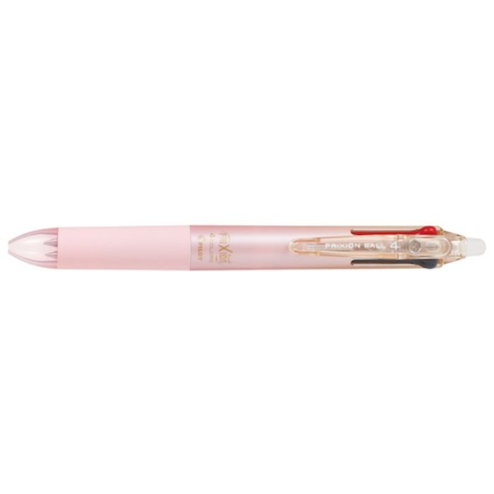 PILOT　まとめ買い　消せるボールペン　フリクションボール4　0.38　黒・赤・青・緑4色ボールペン　グラデーションピンク　10本セット