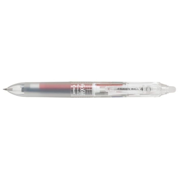 PILOT　まとめ買い　消せるボールペン　フリクションボール4　0.38　黒・赤・青・緑4色ボールペン　ノンカラー　10本セット