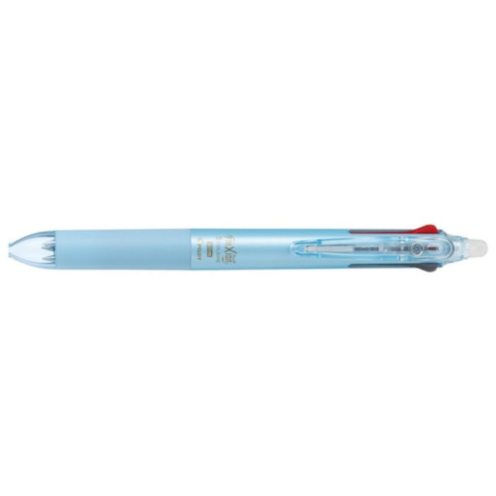 PILOT　まとめ買い　消せるボールペン　フリクションボール3スリム　0.38　黒・赤・青3色ボールペン　パールブルー　10本セット