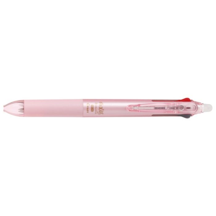 PILOT　まとめ買い　消せるボールペン　フリクションボール3スリム　0.38　黒・赤・青3色ボールペン　パールピンク　10本セット