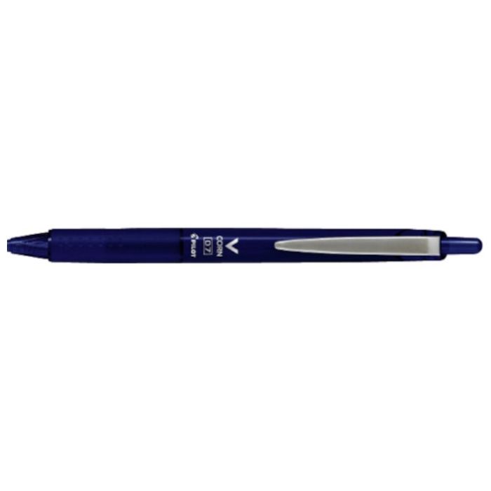 PILOT　水性ボールペン　Vコーンノック　細字　青