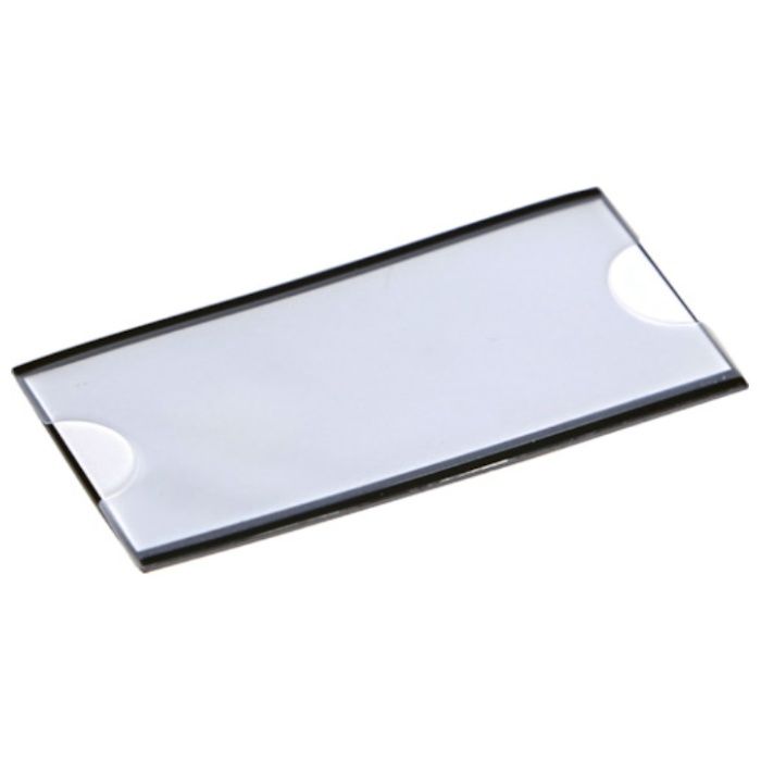 TRUSCO　マグネット式見出しプレート　40X80　黒　10枚入
