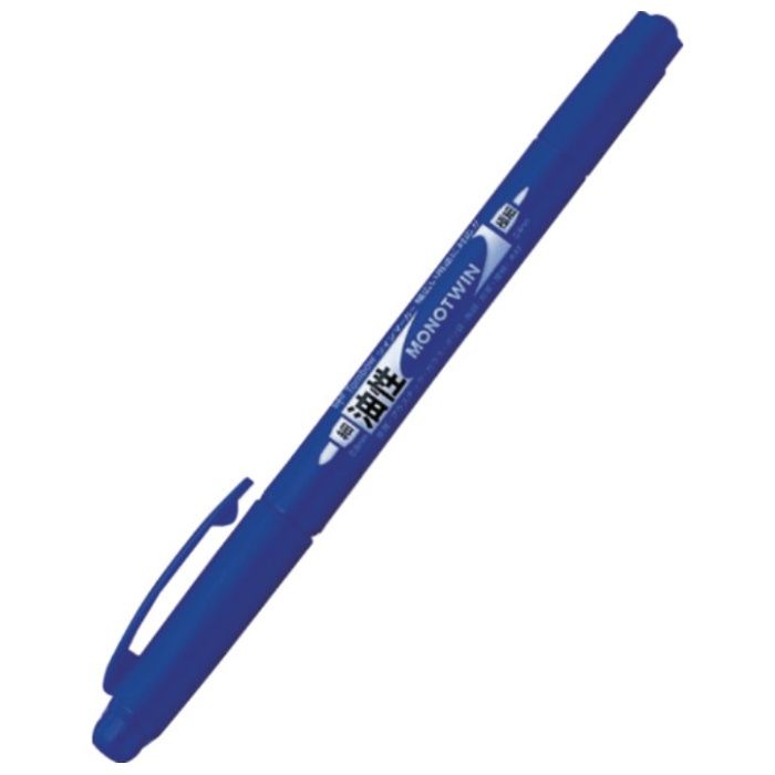 Tombow　油性マーキングペン　モノツイン極細E　青