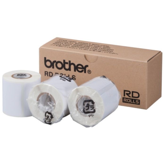 brother　RDロール(RJシリーズ用)　プレカット紙ラベル　50mm(幅)　x　85mm(長さ)
