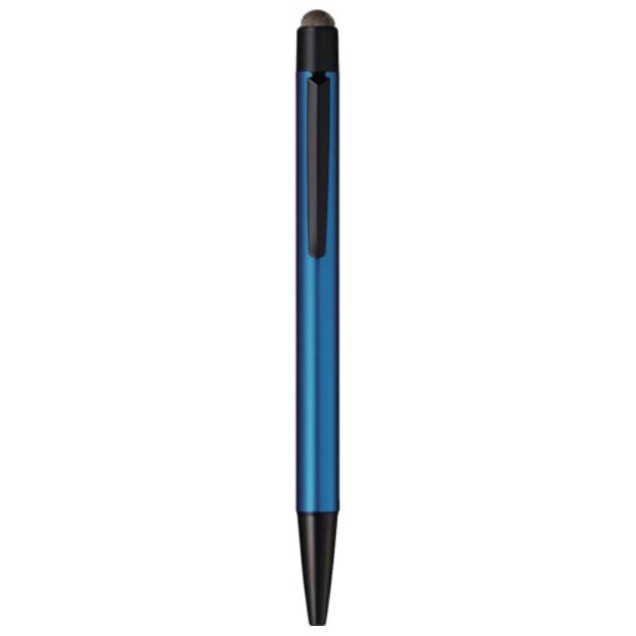 uni　油性ボールペン　ジェットストリーム　スタイラス　シングルノック　シャイニーブルー　ボール径:0.7mm　インク色:黒