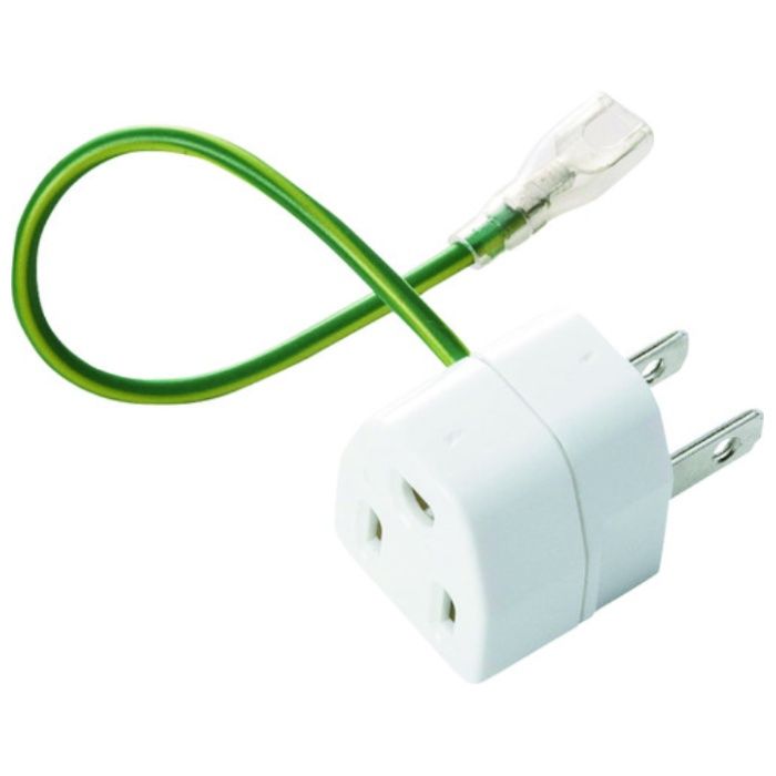 SANWA　3P→2P変換アダプタ絶縁カバー付き