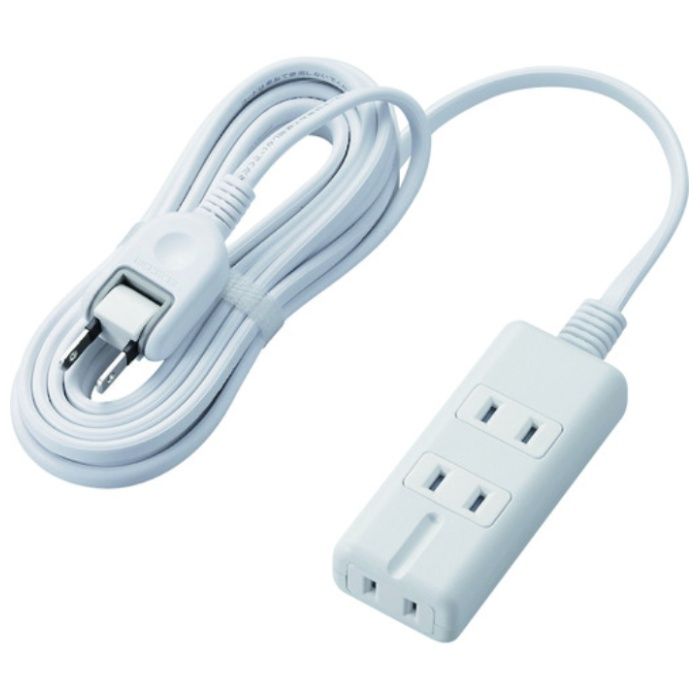 ELECOM　磁石タップ　3個口(内3ピン1)　3m　ホワイト