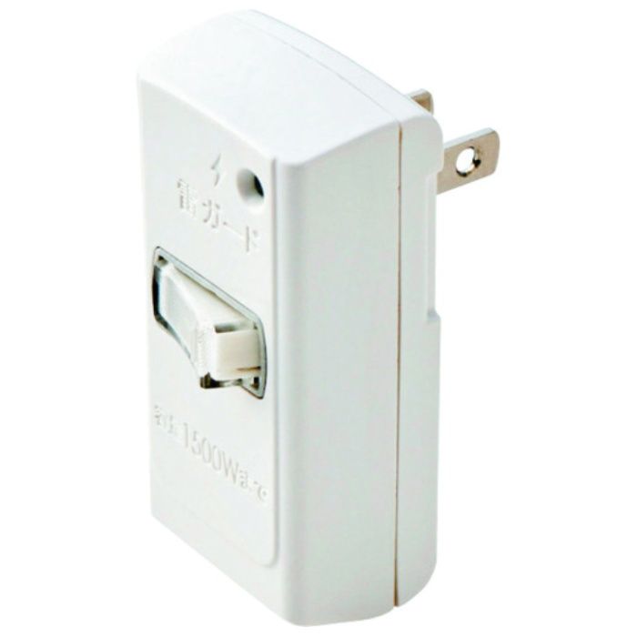 ELECOM　スイッチタップ(雷ガード付き)　1個口　ホワイト