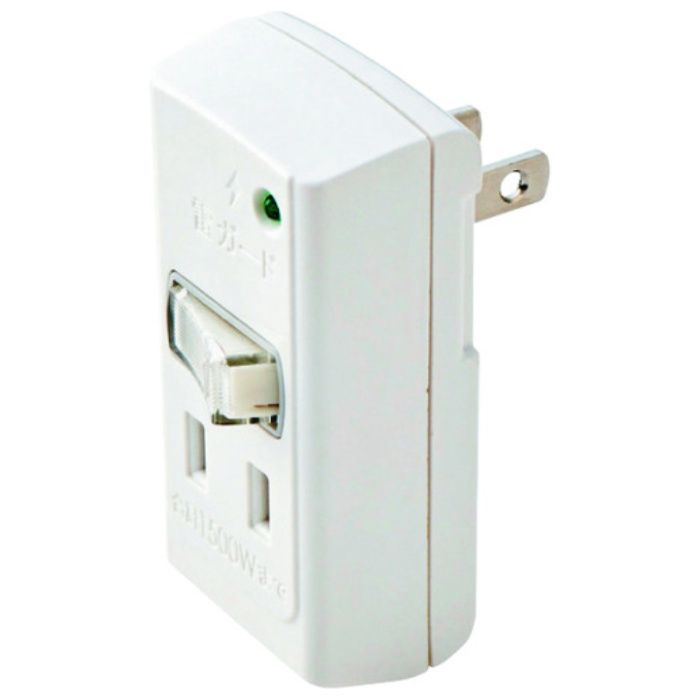 ELECOM　スイッチタップ(雷ガード付き)　2個口　ホワイト