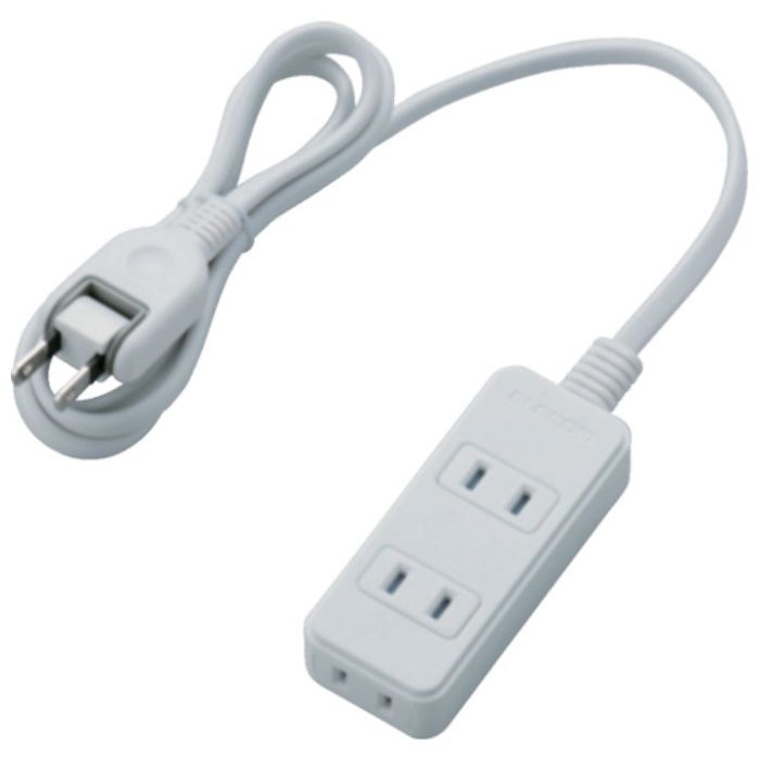ELECOM　シャッタータップ　3個口　1m　ホワイト
