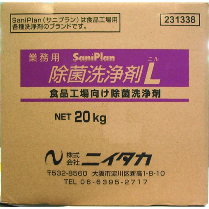 ニイタカ サニプラン除菌洗浄剤L 20Kg BIB (1箱入)(Tcode:1615347)