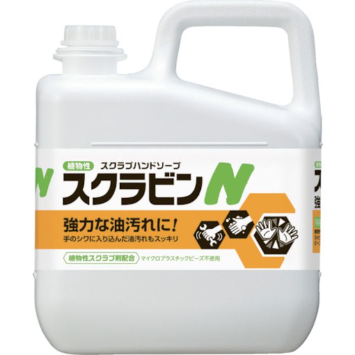 サラヤ 植物性スクラブハンドソープ スクラビンN 5kg(Tcode:8567568)