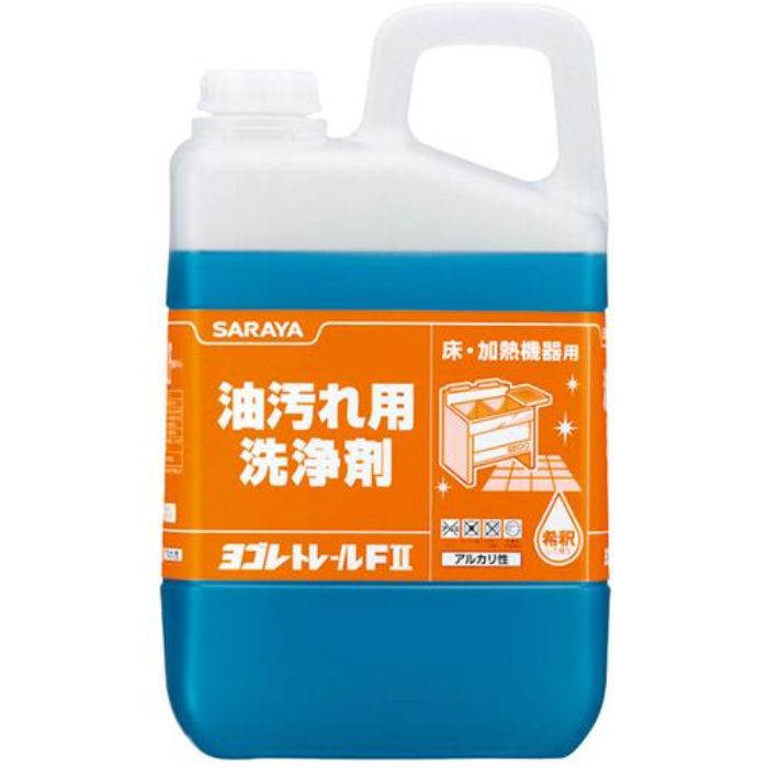 サラヤ 厨房機器洗剤 油汚れ用洗浄剤 ヨゴレトレールF2 容量3kg(Tcode:8162763)