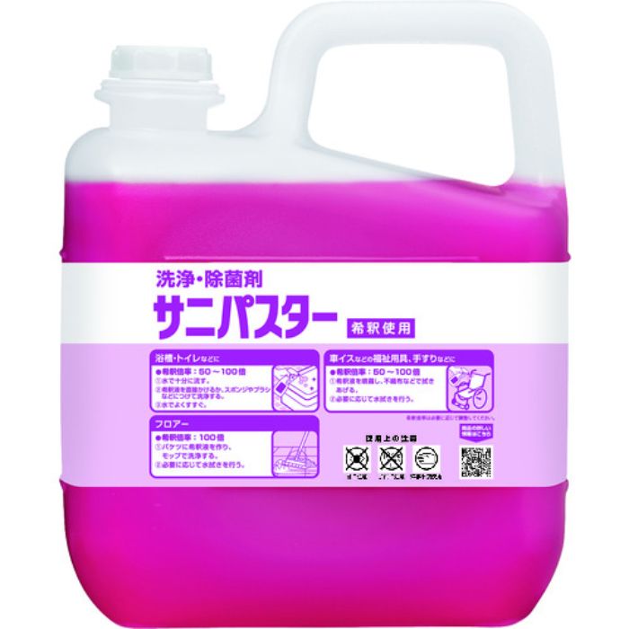 サラヤ 洗浄・除菌剤 サニパスター 5Kg(Tcode:1762025)