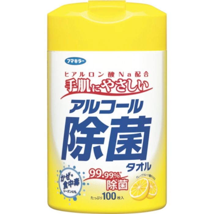 フマキラー アルコール除菌タオル100枚入(Tcode:4452356)