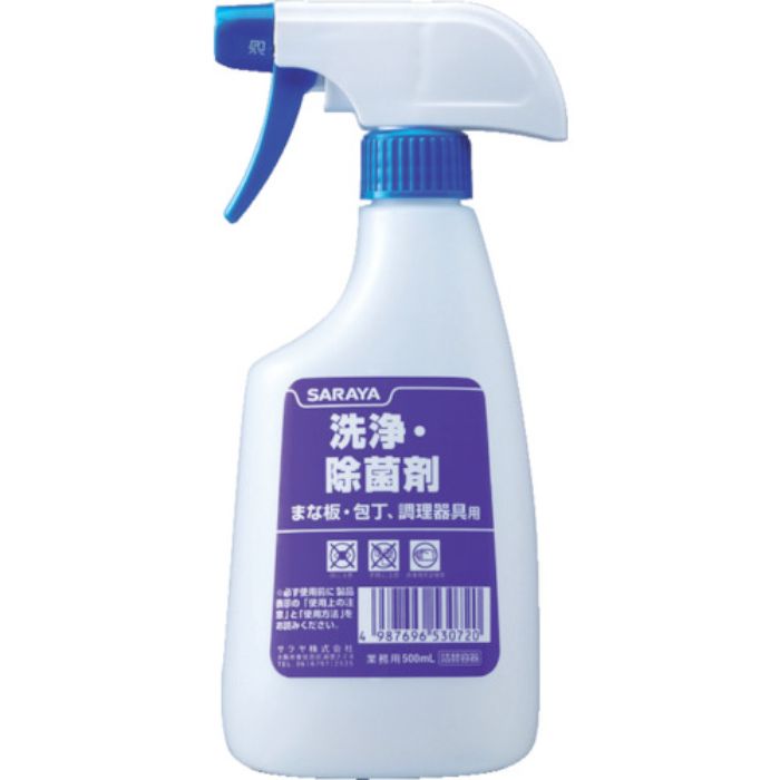サラヤ 薬液専用詰替容器 スプレーボトル 洗浄・除菌剤500ml用(Tcode:8162915)