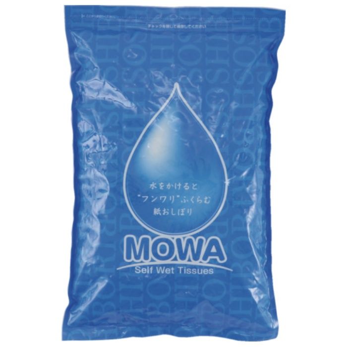 大黒　圧縮おしぼり　MOWA　500個入(災害備蓄用)