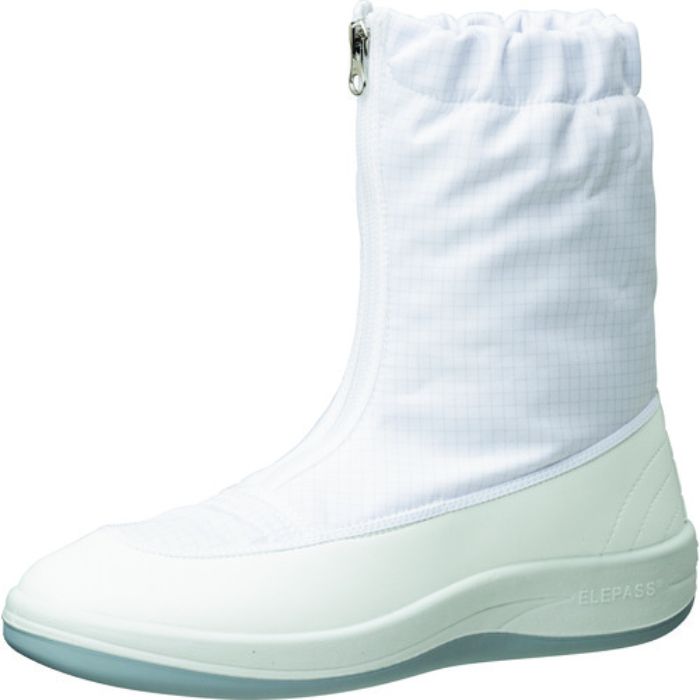 ミドリ安全 クリーン静電靴 ハーフフード ファスナー式 SU551 21.0CM(Tcode:8111680)