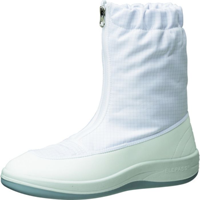 ミドリ安全 クリーン静電靴 ハーフフード ファスナー式 SU551 25.0CM(Tcode:8111688)