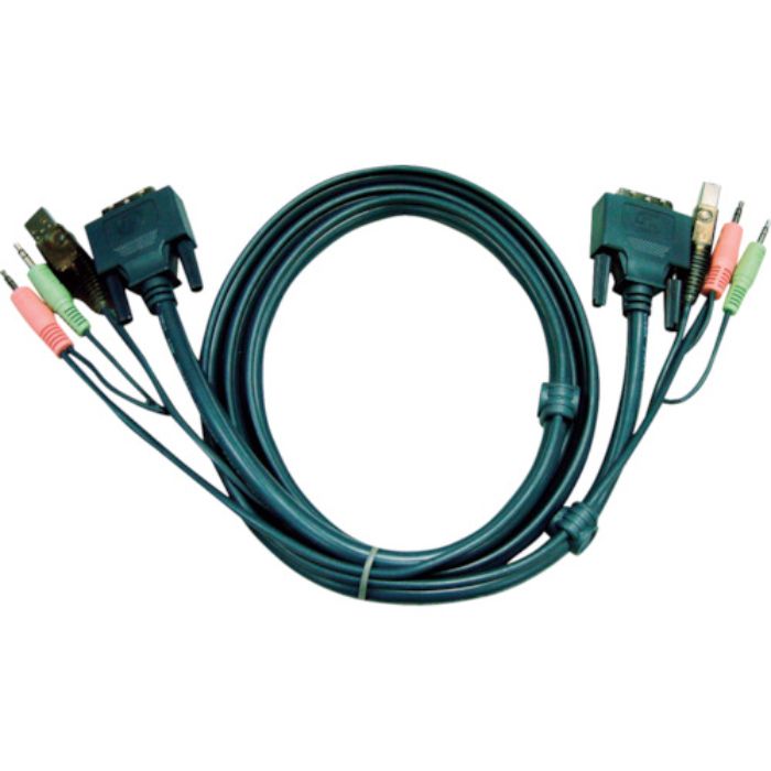ATEN DVI KVMケーブル 1.8m(Tcode:1152067)