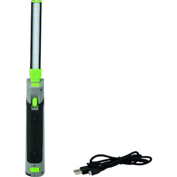 緑十字 折りたたみ式LEDスリムライト OSL-180 300(165)×44×34mm ダイヤル調光式(Tcode:1670488)