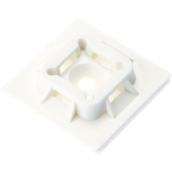 PANDUIT マウントベース アクリル系粘着テープ付き 白 (500個入)(Tcode:4036433)