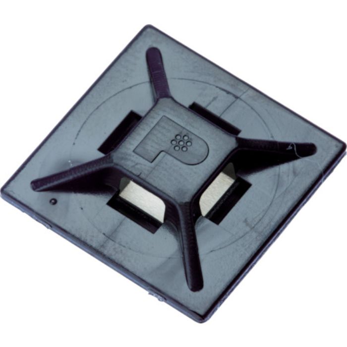 PANDUIT マウントベース アクリル系粘着テープ付き 耐候性黒(500個入)(Tcode:4036816)