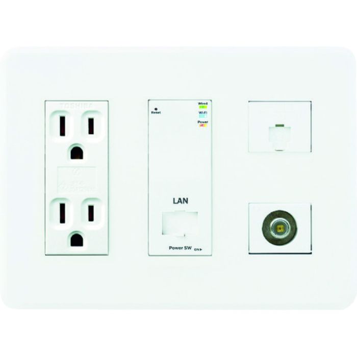 Abaniact 情報コンセント TEL/LAN/TV(4K8K対応)/Wi-F(Tcode:8599594)