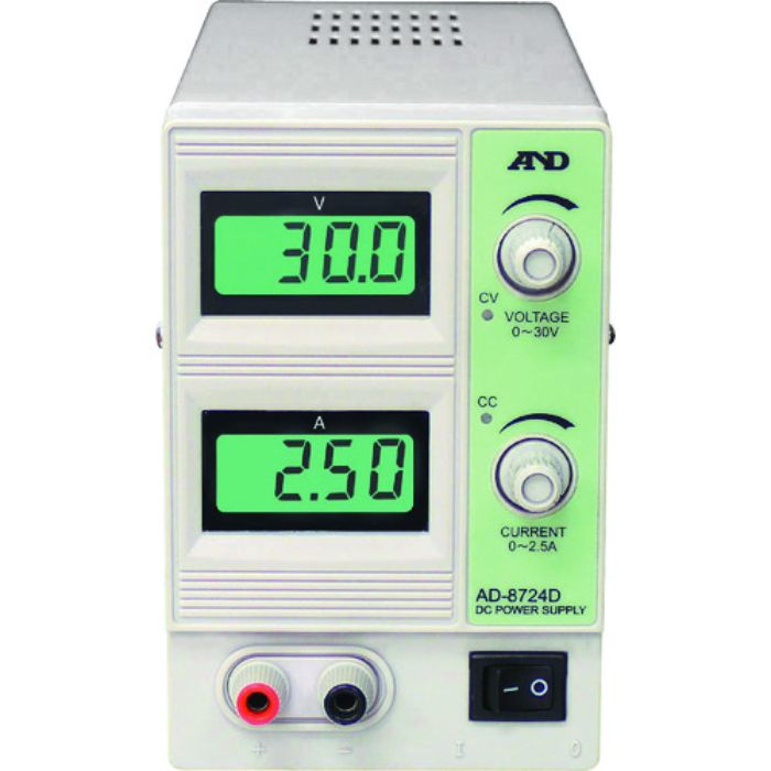 A&D 直流安定化電源 30V 2.5A(Tcode:3306780)