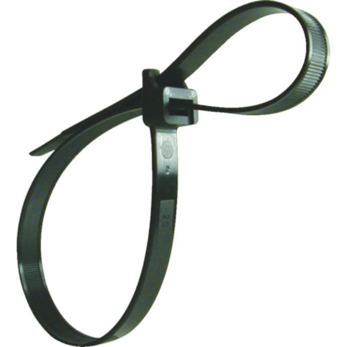 SapiSelco ボタンホールタイ 12.5mm×500mm 黒 (50本入)(Tcode:8190214)