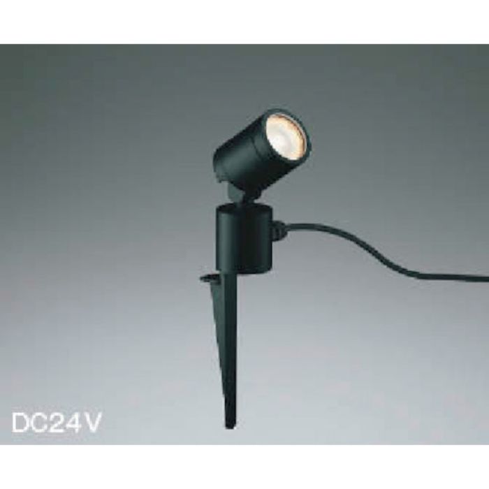 コイズミ 住宅・店舗用照明 非調光 電球色 LED一体型 DC24Vスパイクスポットライト 黒色 25W相当(Tcode:3906853)
