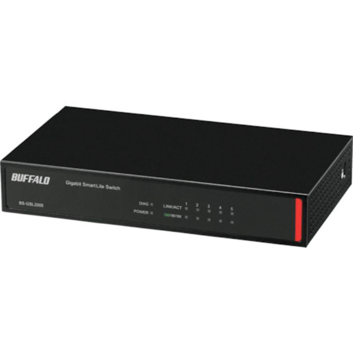 バッファロー 法人向け Giga対応 Layer2 スマートLiteスイッチ 5ポート(Tcode:3822045)