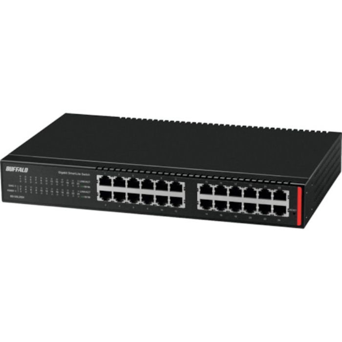バッファロー 法人向け Giga対応 Layer2 スマートLiteスイッチ 24ポート(Tcode:3822043)