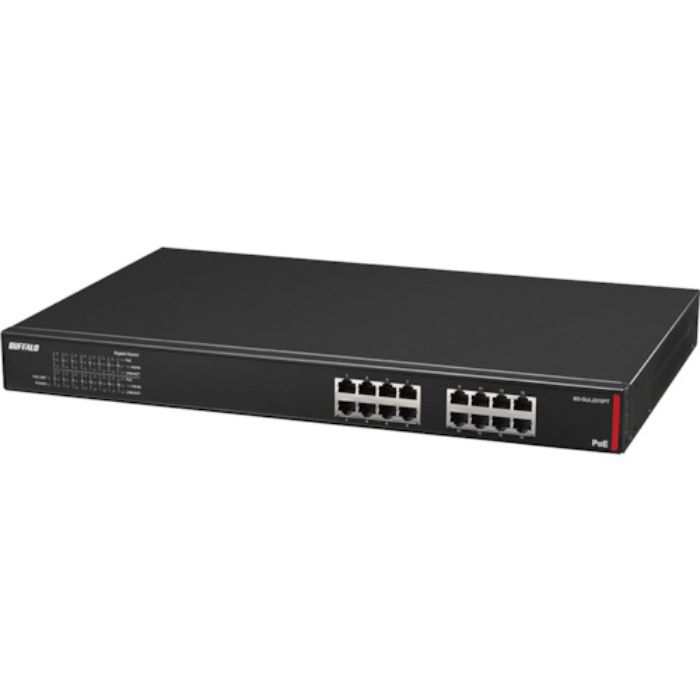 バッファロー 法人向け Giga対応 Layer2 アンマネージPoEスイッチ 16ポート(Tcode:4696285)