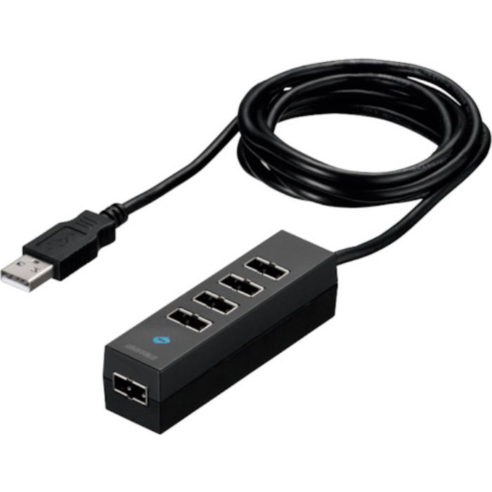 バッファロー どっちもUSBハブ どっちもUSBポート採用USB2.0ハブ 5ポートタイプ ブラック(Tcode:4282624)