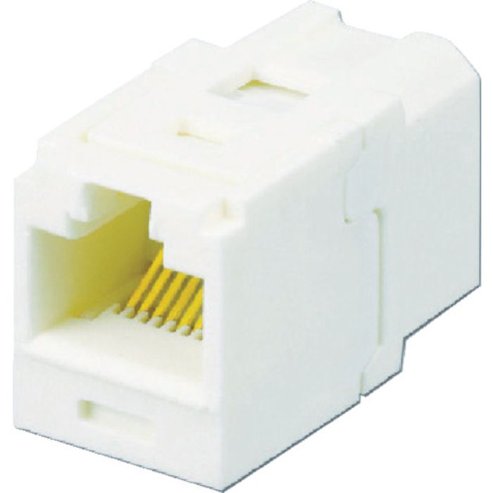PANDUIT カテゴリ6 JJアダプタ(RJ45中継用ジャック) オフホワイト(Tcode:4694864)