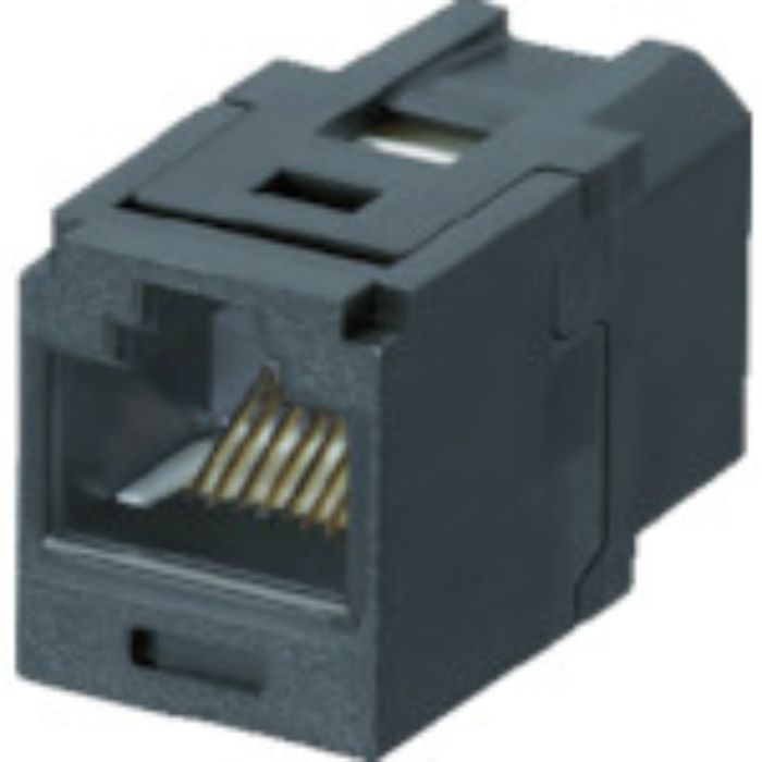 PANDUIT カテゴリ6A JJアダプタ(RJ45中継用ジャック) 黒(Tcode:4754514)