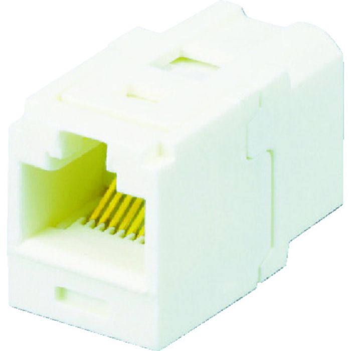 PANDUIT カテゴリ6A JJアダプタ(RJ45中継用ジャック) オフホワイト(Tcode:4754522)