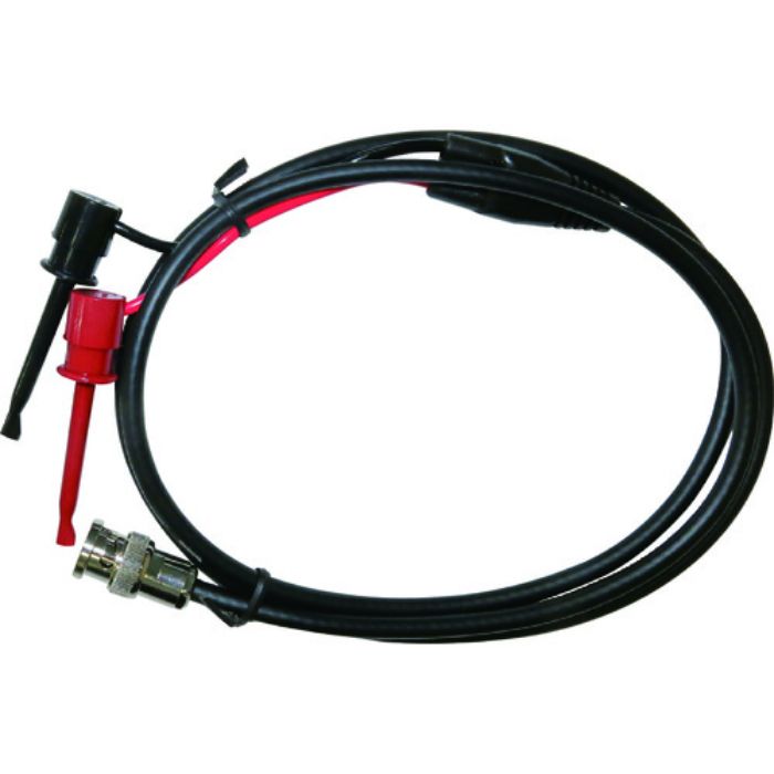テイシン 電機 同軸テストリード1m ICクリップL(金メッキ)⇔BNCプラグ(Tcode:4718216)