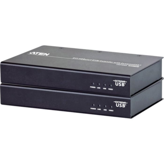 ATEN KVMエクステンダー USB/DVI対応(1,920×1,200@100m)(HDBaseT class A、ExtremeUSB対応)(Tcode:1152401)