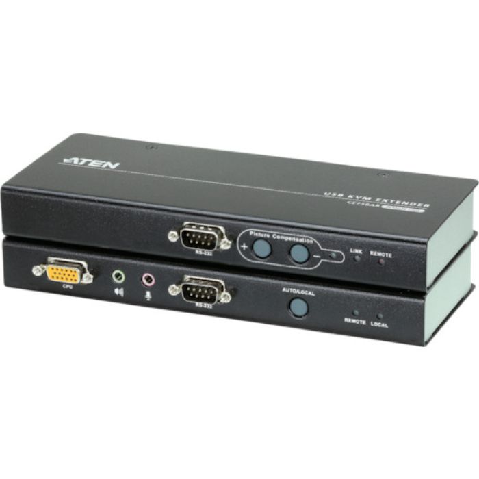 ATEN KVMエクステンダー USB/VGA/オーディオ/カテゴリ5e (1,280×1,024@200m)(Tcode:1152407)