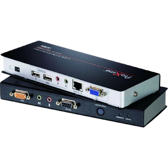 ATEN KVMエクステンダー USB/オーディオ/RS-232対応(Tcode:1152409)