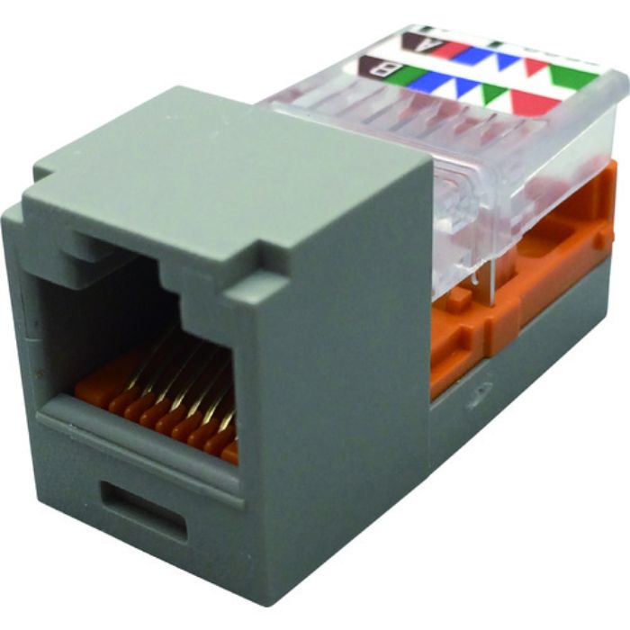 PANDUIT カテゴリ5Eモジュラージャック ライトグレー(Tcode:8146615)