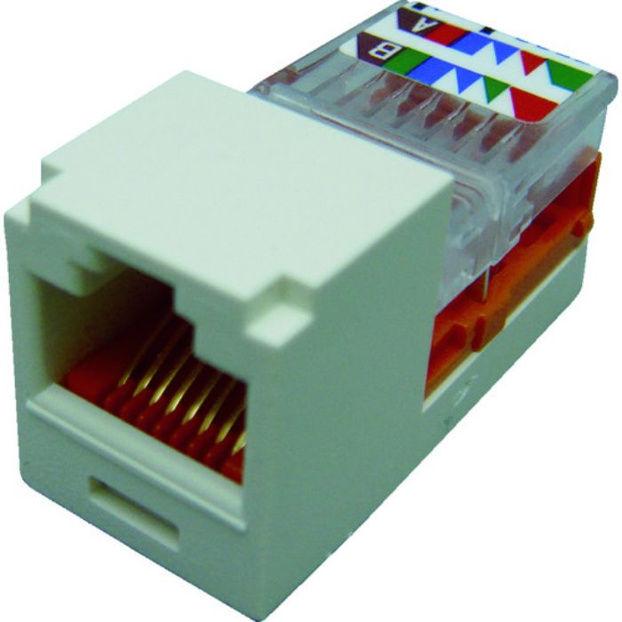 PANDUIT カテゴリ5Eモジュラージャック オフホワイト(Tcode:4694899)