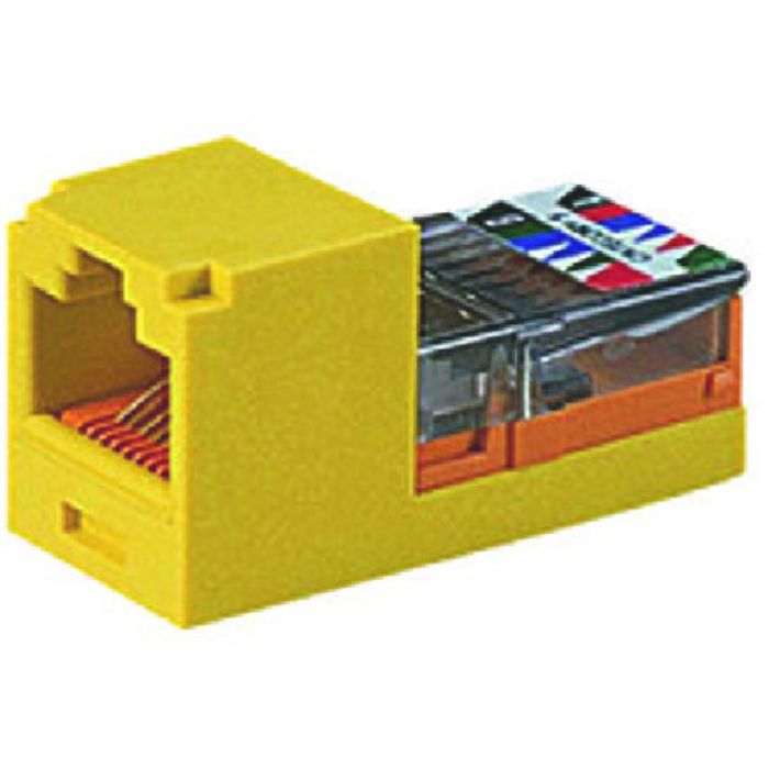 PANDUIT カテゴリ5Eモジュラージャック 黄(Tcode:7311869)
